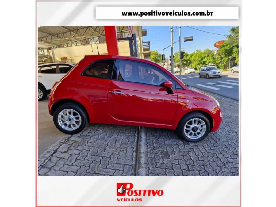 FIAT - 500 - 2014/2015 - Vermelha - R$ 54.900,00