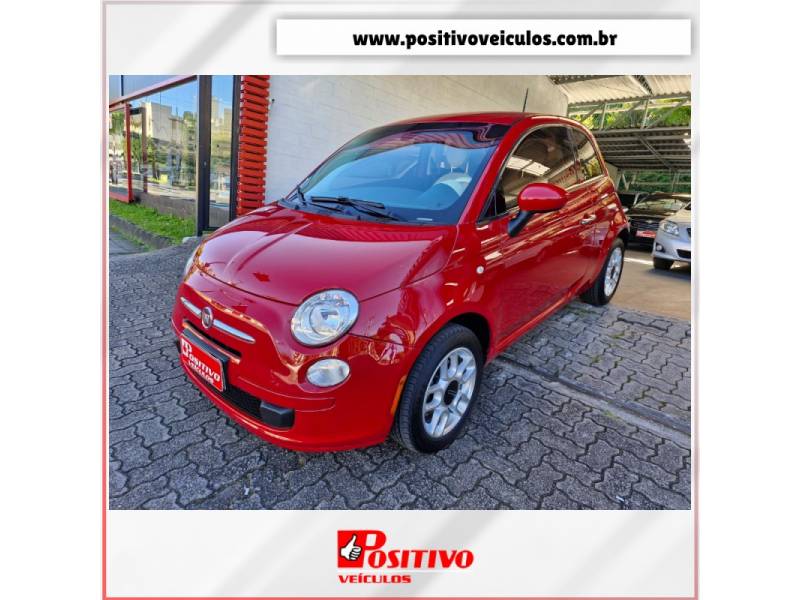 FIAT - 500 - 2014/2015 - Vermelha - R$ 54.900,00