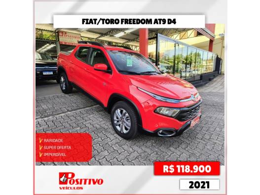 FIAT - TORO - 2020/2021 - Vermelha - R$ 118.900,00