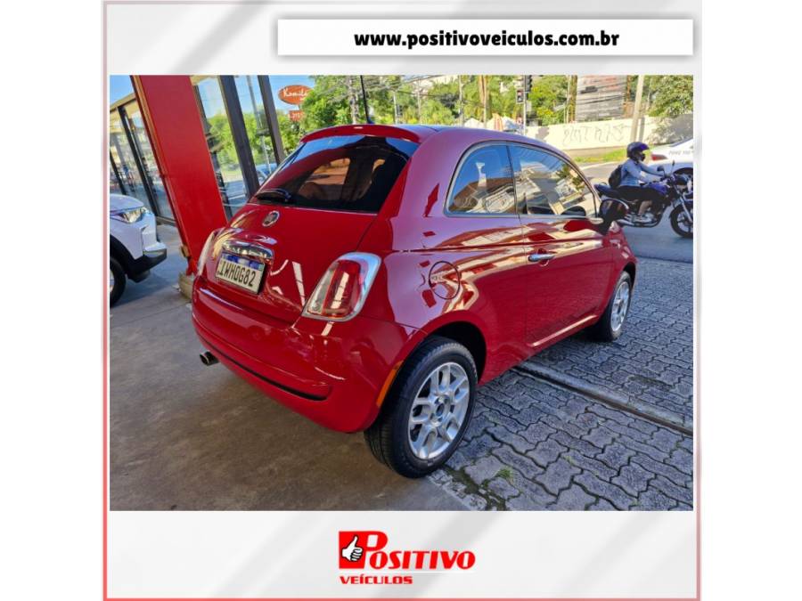 FIAT - 500 - 2014/2015 - Vermelha - R$ 54.900,00