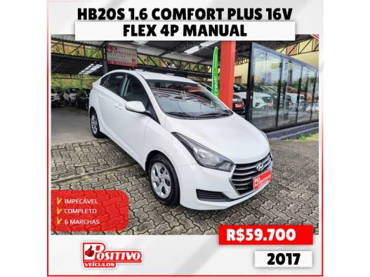 HYUNDAI - HB20S - 2016/2017 - Branca - R$ 59.700,00