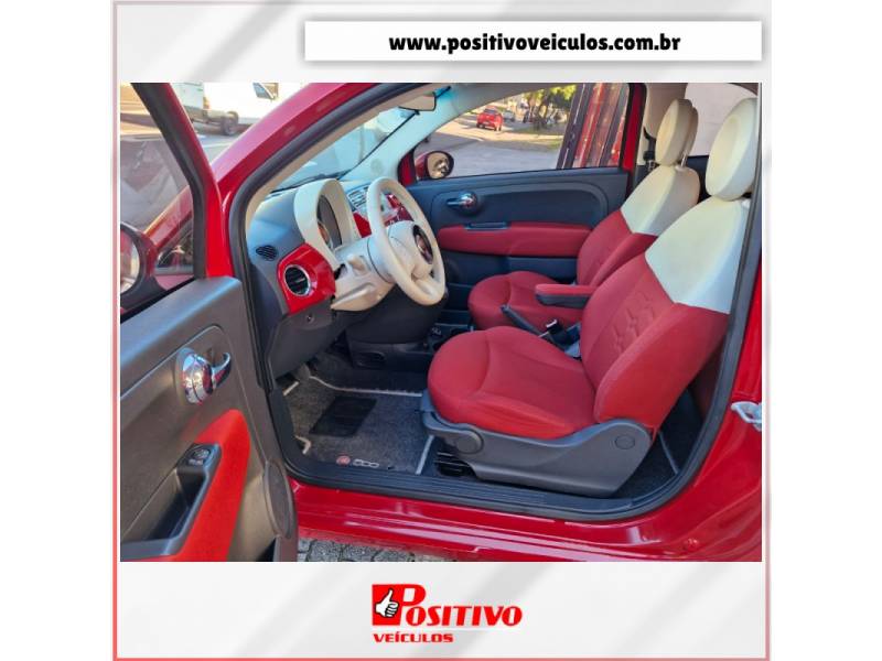 FIAT - 500 - 2014/2015 - Vermelha - R$ 54.900,00