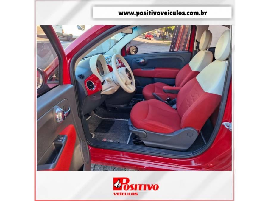 FIAT - 500 - 2014/2015 - Vermelha - R$ 54.900,00