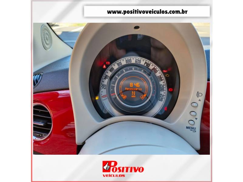 FIAT - 500 - 2014/2015 - Vermelha - R$ 54.900,00