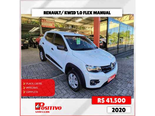 RENAULT - KWID - 2019/2020 - Branca - R$ 41.500,00
