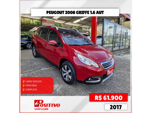 PEUGEOT - 2008 - 2017/2017 - Vermelha - R$ 61.900,00