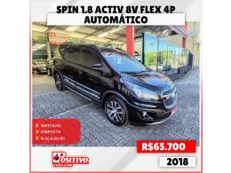 CHEVROLET - SPIN - 2017/2018 - Preta - R$ 65.700,00