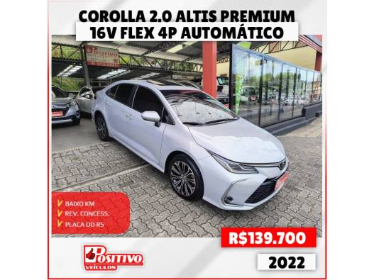 TOYOTA - COROLLA - 2021/2022 - Prata - R$ 139.700,00