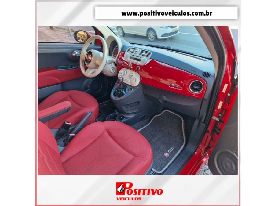 FIAT - 500 - 2014/2015 - Vermelha - R$ 54.900,00