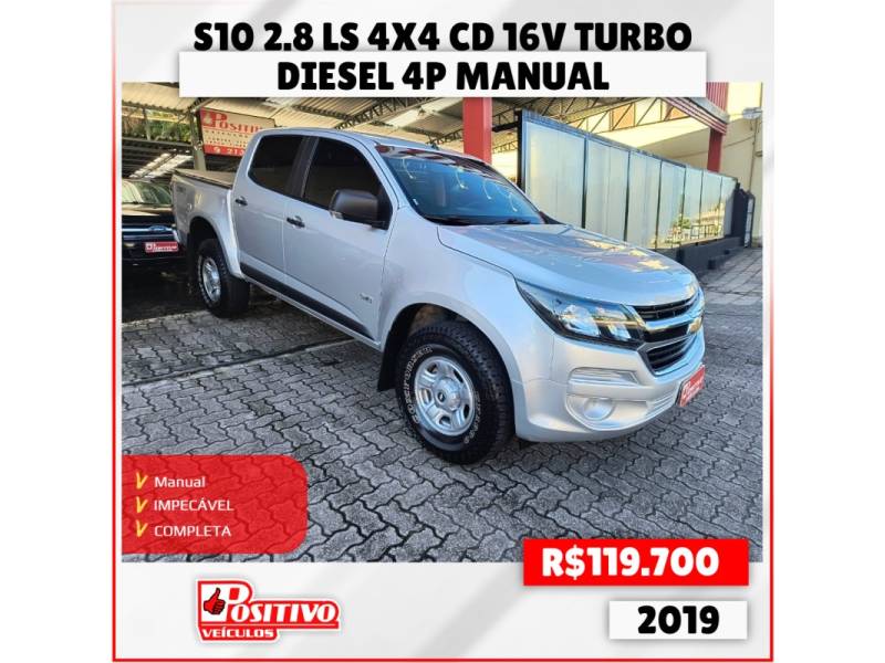 CHEVROLET - S10 - 2019/2019 - Prata - R$ 119.700,00