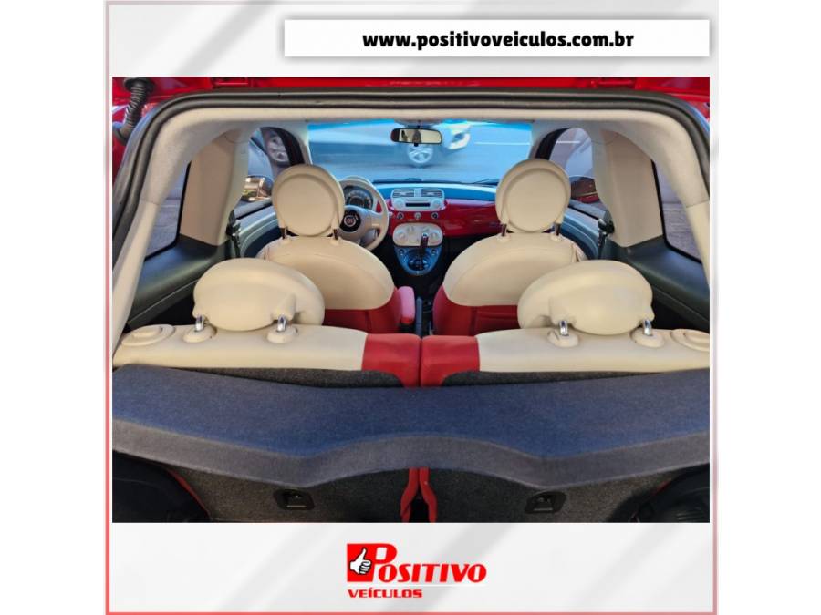 FIAT - 500 - 2014/2015 - Vermelha - R$ 54.900,00