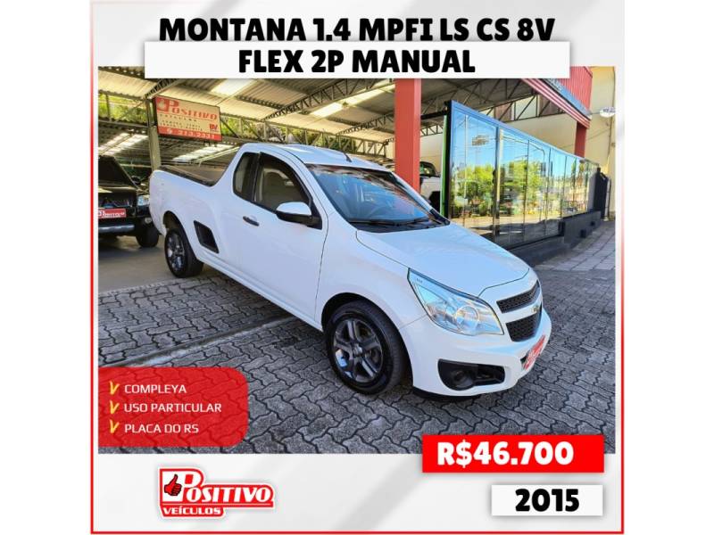 CHEVROLET - MONTANA - 2014/2015 - Branca - R$ 46.700,00