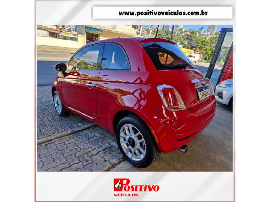FIAT - 500 - 2014/2015 - Vermelha - R$ 54.900,00