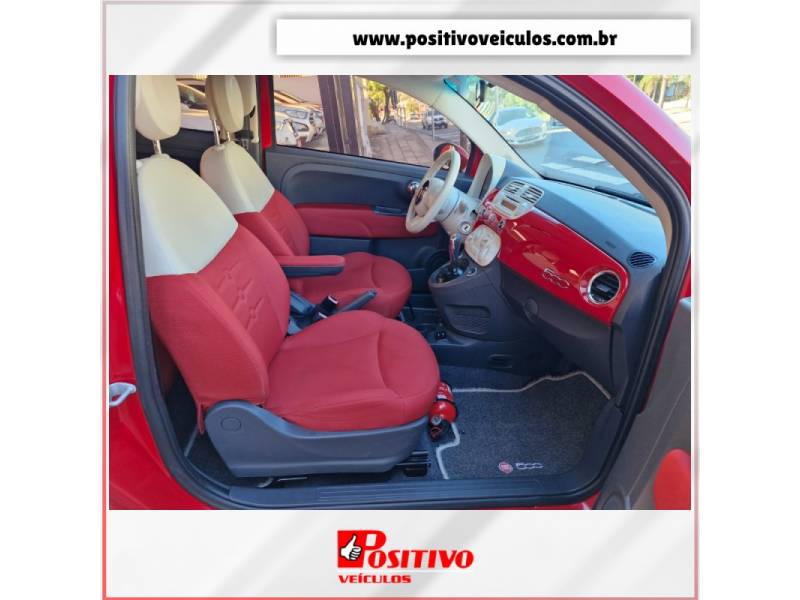 FIAT - 500 - 2014/2015 - Vermelha - R$ 54.900,00